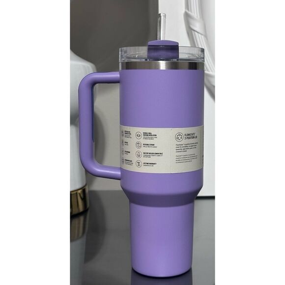 Stanley Quencher H2.0 FlowState Tumbler 40oz, LAVENDER - Picture 2 of 4